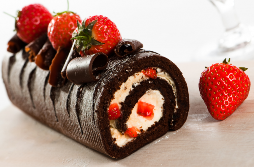 Rotolo cioccolato e panna