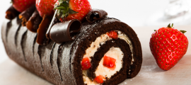 Rotolo cioccolato e panna