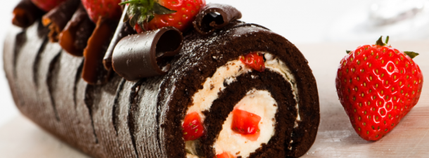 Rotolo cioccolato e panna