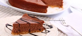 Cheesecake al cioccolato fondente