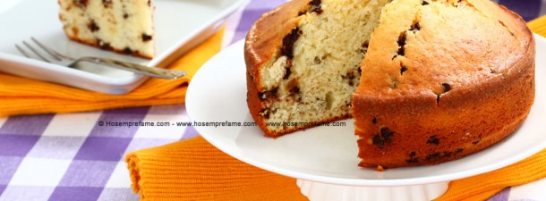 torta ricotta e gocce di cioccolato